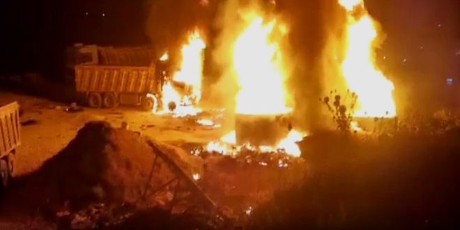 دام برس : دام برس | مصرع 20 شخصاً وإصابة 80 آخرين جراء انفجار خزان بنزين شمال لبنان